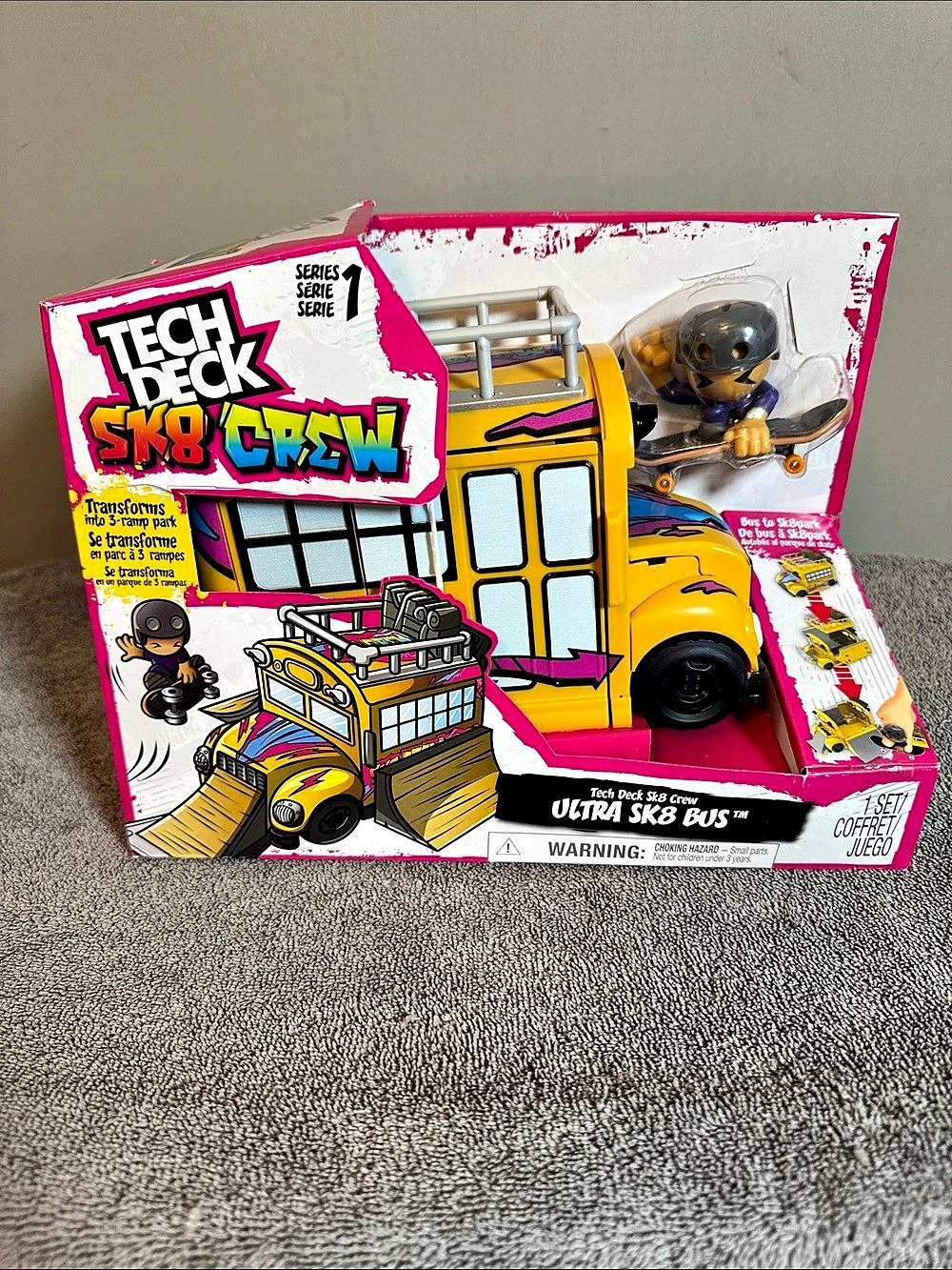 TECK DECK SK8 CREW SERIES 1 ULTRA SK8 BUS TO SK8PARK Please Read Description NEW